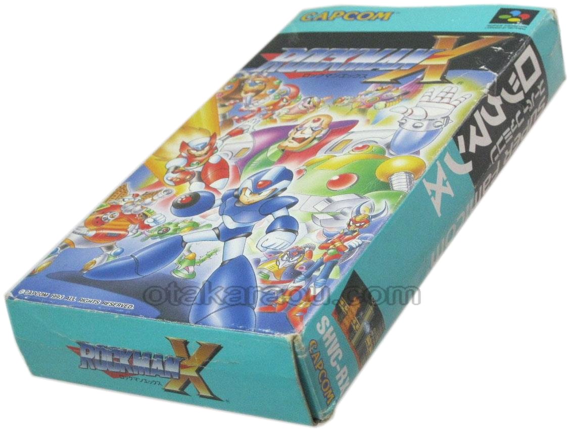 贈り物 スーパーファミコン『ロックマン7』『ロックマンX』外箱 ハガキ 